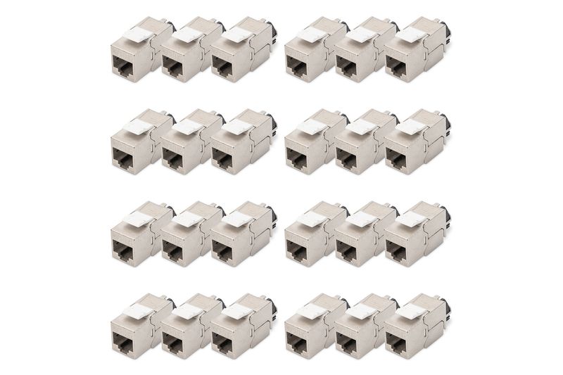 Kit-24-Inserto-Jack-Schermato-Rj45-Categoria-6A-Toolfree