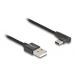 DeLOCK Cavo USB 2.0 Tipo-A maschio per USB Type-C maschio nero con angolazione da 1 m