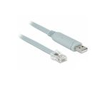 Delock-Adattatore-USB-2.0-Tipo-A-maschio->-1-x-seriale-RS-232-RJ45-maschio-50-m-grigio