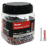 Fischer Tassello Duopower 6x30mm senza Vite Propack 250 Pezzi