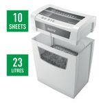 Leitz-IQ-Home-Office-P-4-distruggi-documenti-Taglio-a-particelle-22-cm-Bianco