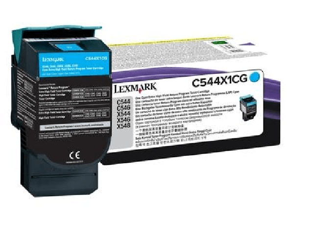 Lexmark-Cartuccia-Toner-Return-Program-Ciano-altissima-resa-per-C544-X544---4k-pag.