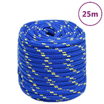 Corda Nautica Blu 16 mm 25 m in Polipropilene