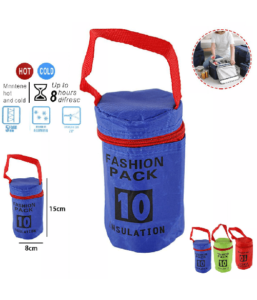 Trade Shop Traesio-mini Borsa Termica Portabottiglia Per Bambini Scuola 8 Ore Di Freschezza 50 Cl -