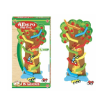 Trade Shop Traesio-albero Zig Zag Con Macchinine In Legno Giocattolo Gioco Per Bambini +3 Anni -