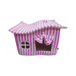 Trade Shop Traesio-cuccia Casetta Lettino Pieghevole Tenda Portatile 50x40x38cm Per Cane Gatto Animali -