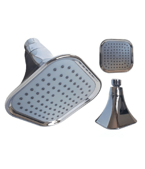 Cleafe-soffione Doccia Quadrato Orientabile Pioggia Bagno Moderno 10 X 10 Cm Art. 59216 -