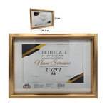 Trade Shop Traesio-cornice Oro Per Foto Quadri Tele Dimensioni A4 20 X 30 Cm Stile Retrò In Legno -