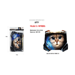 Maxtech-tappetino Tappeto Poggiapolso Gaming Mouse Pad Serie Kitty Gatto Pc Maxtech G-mpad06 -