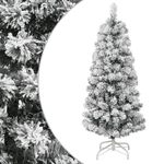 vidaXL Albero Natale Artificiale Incernierato con Neve Fioccata 120 cm