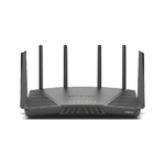 Synology RT6600ax Router WiFi6 1xWAN 3xGbE 1x2.5Gb router wireless Banda tripla (2.4 GHz/5 GHz/5 GHz) Nero