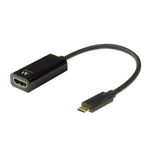 Ewent EW9823 cavo e adattatore video 0,15 m USB tipo-C HDMI tipo A (Standard) Nero