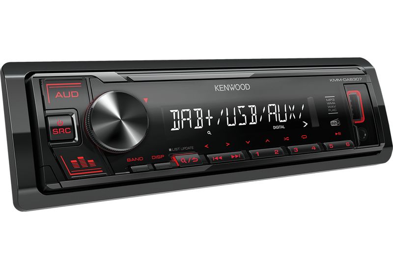 Kenwood-KMM-DAB307AO-Ricevitore-multimediale-per-auto-Nero-200-W