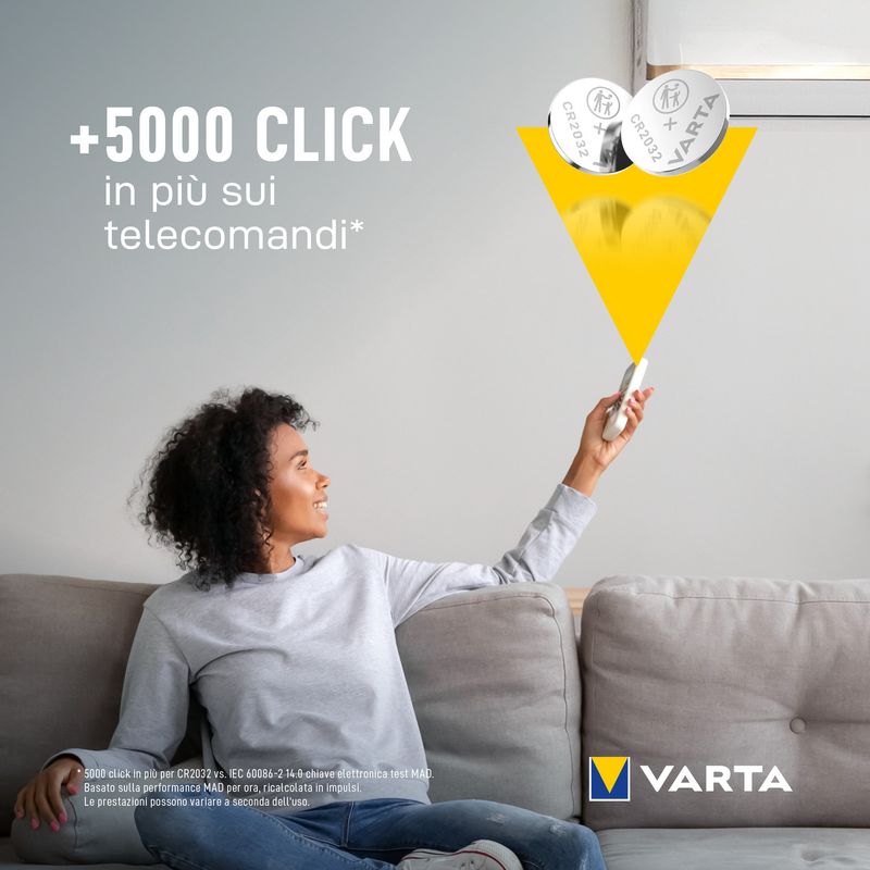 Varta-LITHIUM-Coin-CR2032--Batteria-a-bottone-3V--Blister-da-5