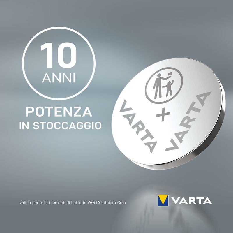 Varta-LITHIUM-Coin-CR2032--Batteria-a-bottone-3V--Blister-da-5