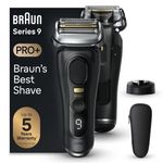 Braun Series 9 Pro+ 9510s Wet & Dry Rasoio Trimmer Nero