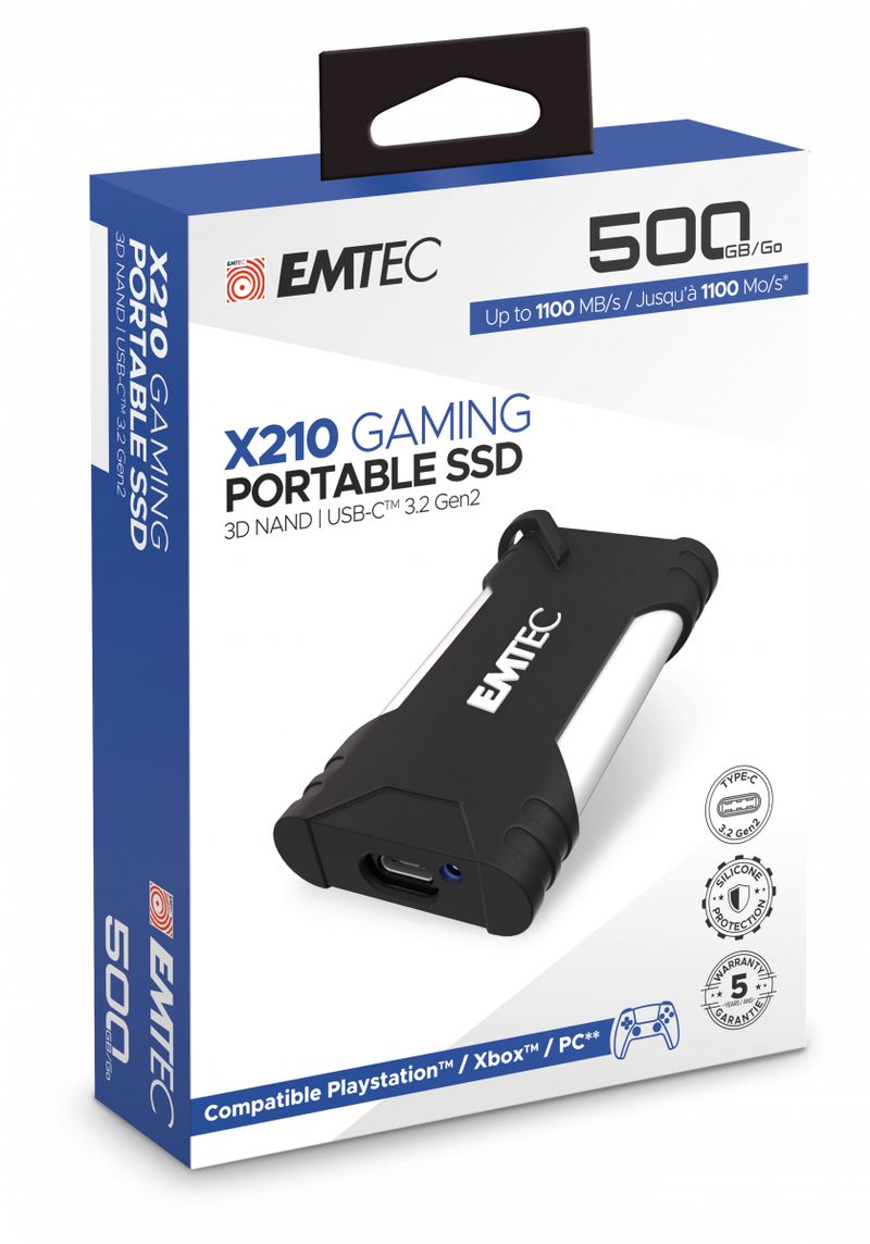 Emtec-X210G-500-GB-Nero-Bianco