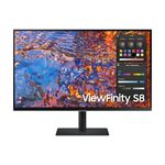 Samsung Monitor Flat 32' LS32B800PXU 3840x2160 Pixel 4K Ultra Hd IPS Tempo di Risposta 5 ms Nero