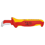 Knipex Kabelmantelmesser 009855 Metallico, Rosso, Giallo Coltello a lama fissa