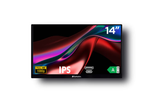 Verbatim-49590-Monitor-PC-356-cm--14---1920-x-1080-Pixel-Full-HD-LCD-Nero