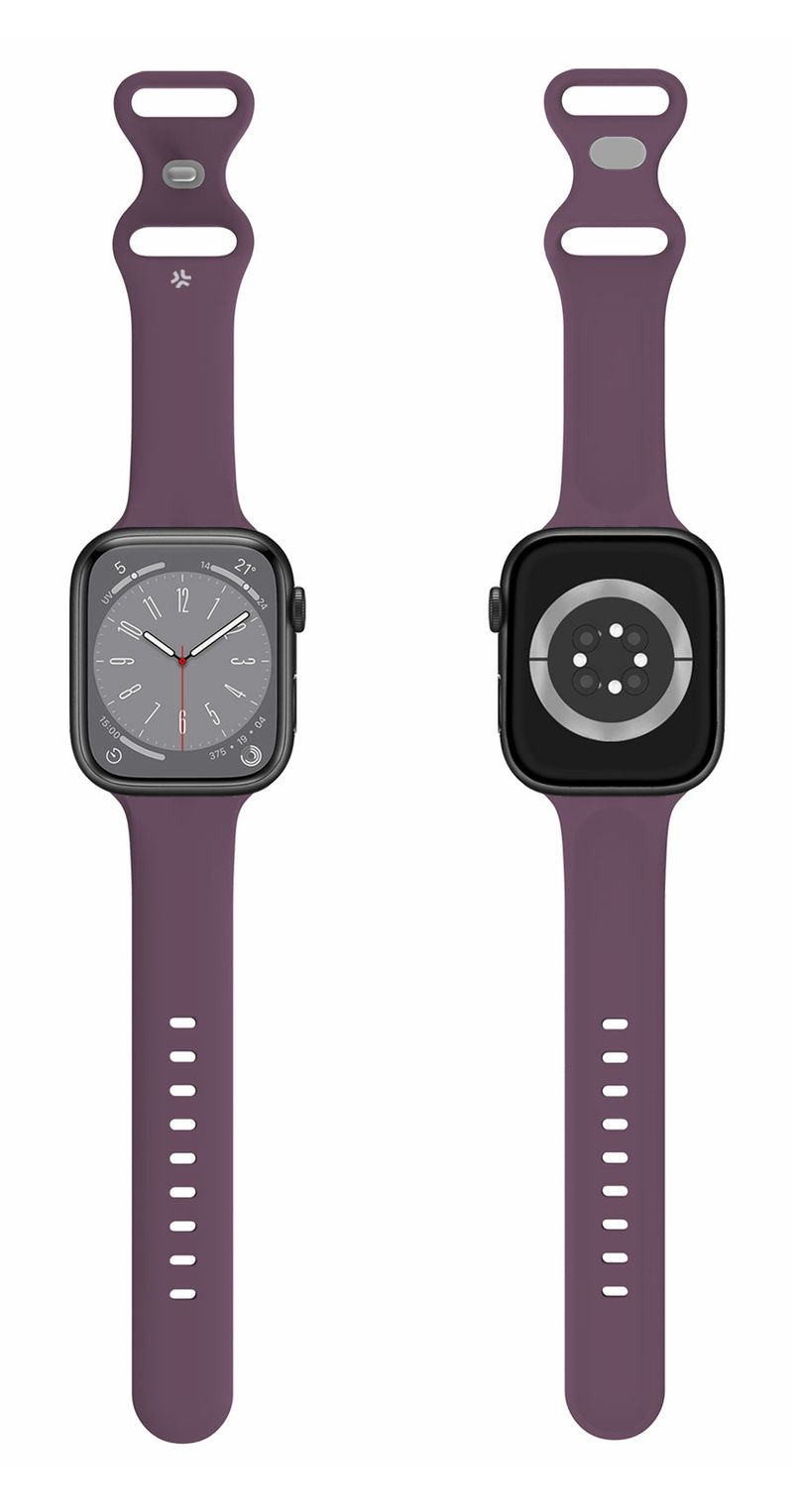 Celly-WBand-Cinturino-per-Apple-Watch-38-40-41MM-Silicone-Viola