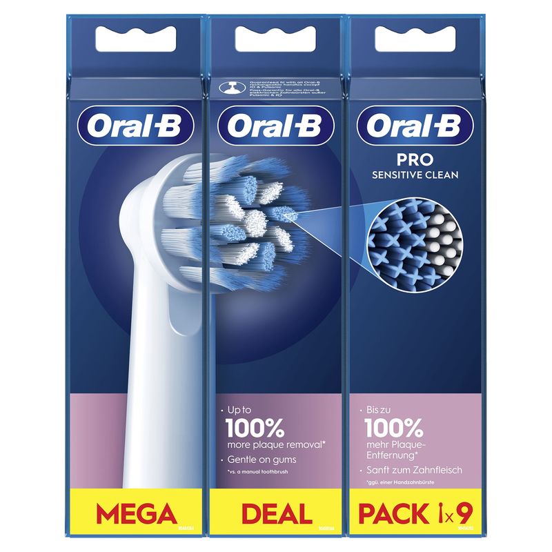 Oral-B-Testine-Di-Ricambio-Pro-Sensitive-Clean-Confezione-Da-9-Testine