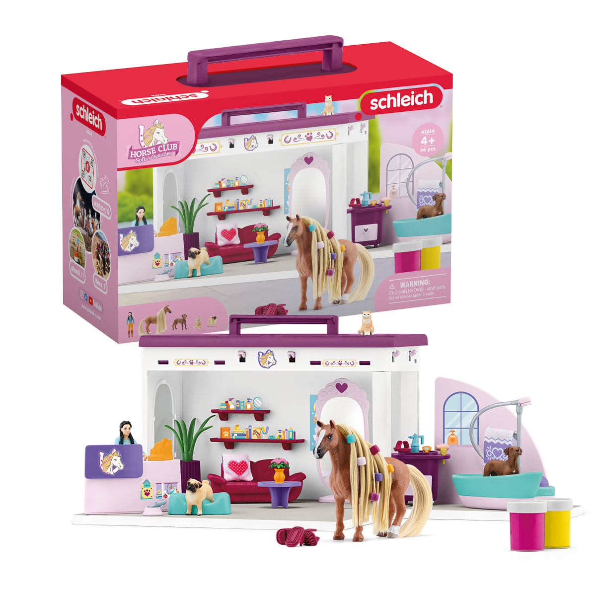 Gabby's Dollhouse , La macchina di Carlita con personaggio Pandi Panda e  accessori, giochi per bambini dai 3 anni in su