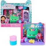 Spin Master Gabby's Dollhouse , Groovy Music Room con personaggio Daniel James Catnip, 2 accessori