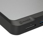 ALOGIC-DUCH2-replicatore-di-porte-e-docking-station-per-notebook-Cablato-USB-3.2-Gen-2--3.1-Gen-2--Type-C-Nero-Grigio