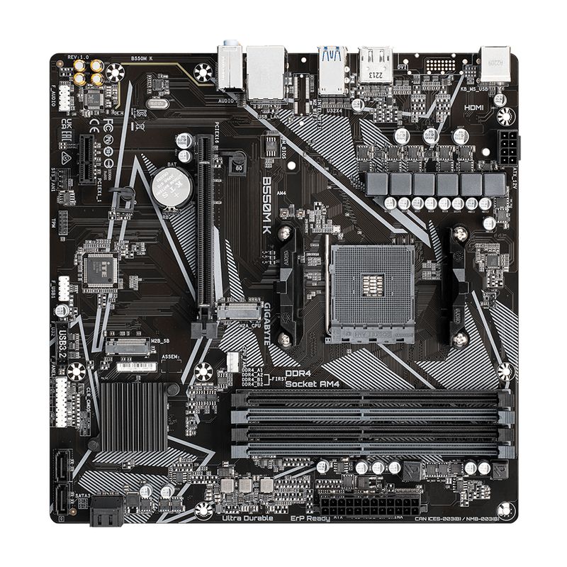 Gigabyte-B550M-K-1.0-scheda-madre-AMD-B550-Socket-AM4-micro-ATX