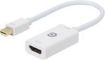 eSTUFF-ES607801-cavo-e-adattatore-video-015-m-Mini-DisplayPort-HDMI-tipo-A--Standard--Bianco--Mini-DP---HDMI-Adapter-0