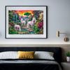 Clementoni-Classical-garden-unicorns-Puzzle-2000-pz-Animali