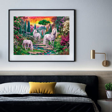 Clementoni-Classical-garden-unicorns-Puzzle-2000-pz-Animali