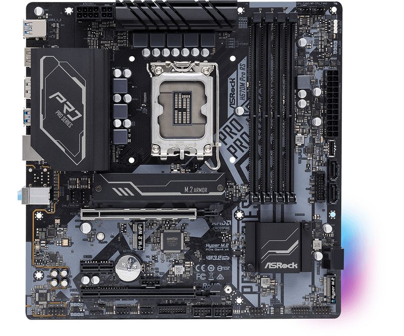 Asrock-H670M-Pro-RS-Intel-H670-LGA-1700-micro-ATX