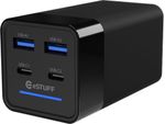 eSTUFF-ES635201-Caricabatterie-per-dispositivi-mobili-Computer-portatile-Smartphone-Tablet-Universale-Nero-AC-Interno