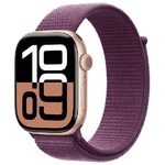 Apple Watch Series 10 Serie 10 GPS 42mm Cassa in Alluminio color Oro Rosa con Oro rosa Sport Loop