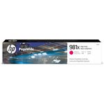 Hp ORIGINALE HP Cartuccia d&#39inchiostro magenta L0R10A 981X 10000 pagine