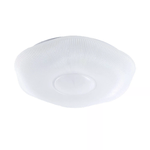 V-TAC Plafoniera LED 60W Rotonda con Telecomando controllo Remoto CCT 3in1 Colore Bianco D500mm Dimmerabile 3000-6500K Cover Zigrinata