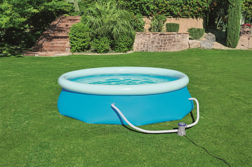 Bestway-Fast-Set-Piscina-Autoportante-Rotonda-mis.-305xh76-cm---colore-azzurro---con-pompa-a-filtro