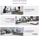 NETGEAR-GS305P-Non-gestito-Gigabit-Ethernet--10-100-1000--Supporto-Power-over-Ethernet--PoE--Nero