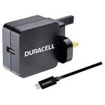 Duracell BUN0127A Caricabatterie per dispositivi mobili Smartphone, Tablet Nero AC Interno