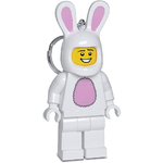 Portachiavi Bunny white (Coniglio bianco) con torcia - Lego LGL-KE73H