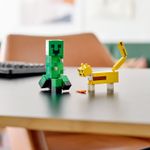 Maxi-figure-Creeper-e-Gattopardo---Lego-Minecraft-21156