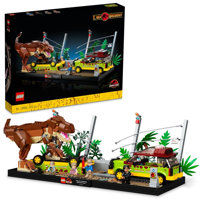 Fuga-del-Tirannosauro---Lego-Jurassic-World-76956