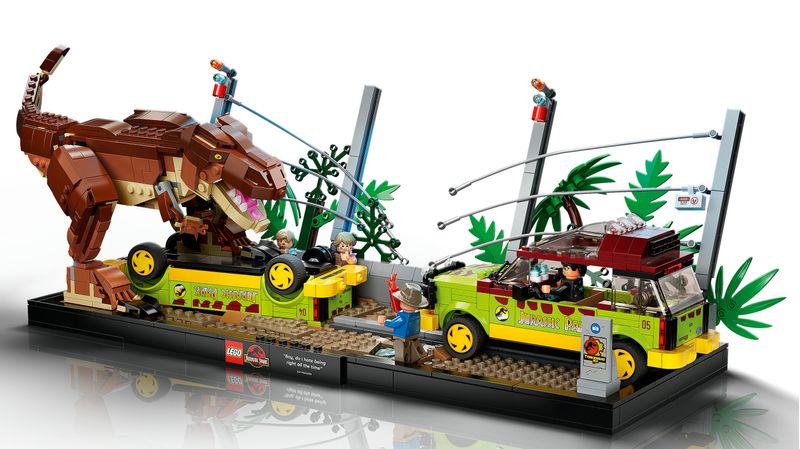 Fuga-del-Tirannosauro---Lego-Jurassic-World-76956