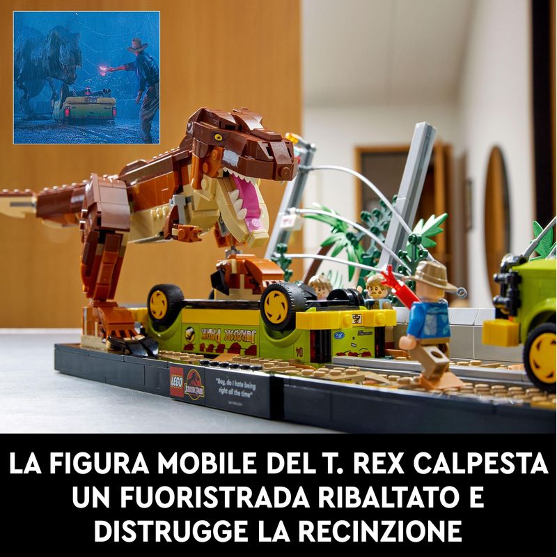 Fuga-del-Tirannosauro---Lego-Jurassic-World-76956