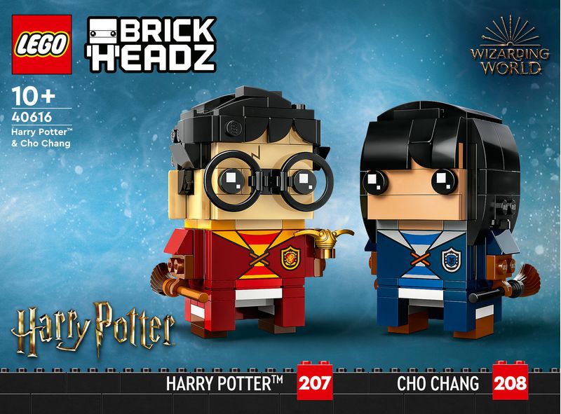 Harry-Potter™-e-Cho-Chang---Lego-Brick-Headz-40616