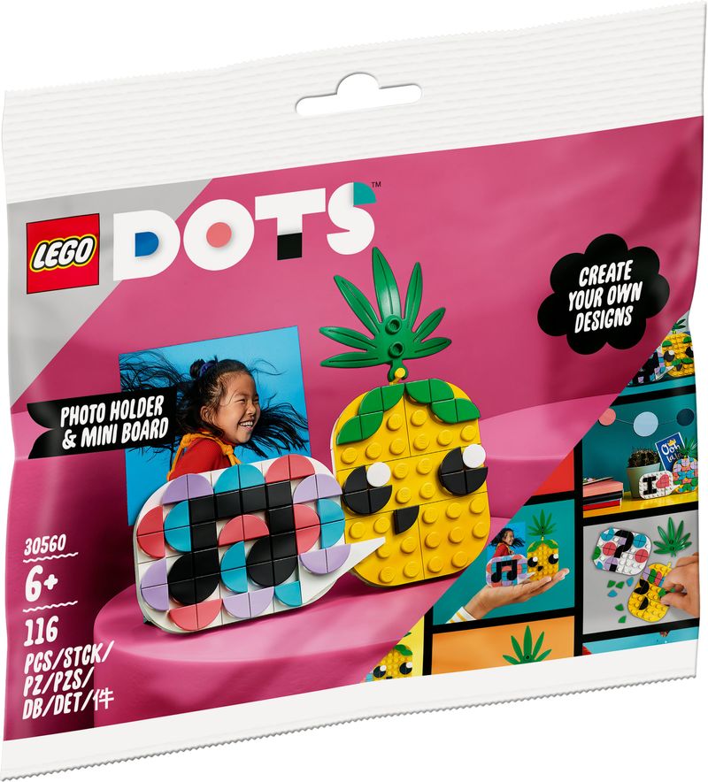 Ananas---Portafoto-e-mini-base---Lego-Dots-30560