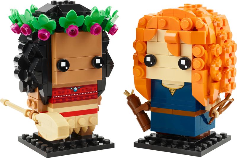 Vaiana-e-Merida---Lego-Brick-Headz-40621