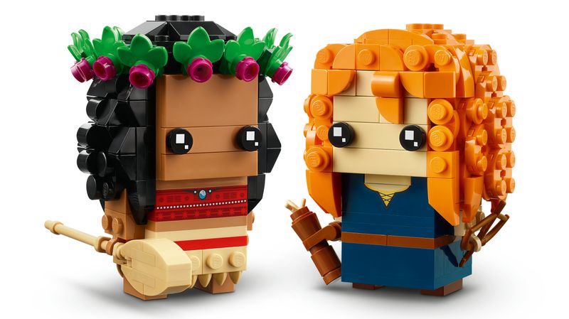 Vaiana-e-Merida---Lego-Brick-Headz-40621